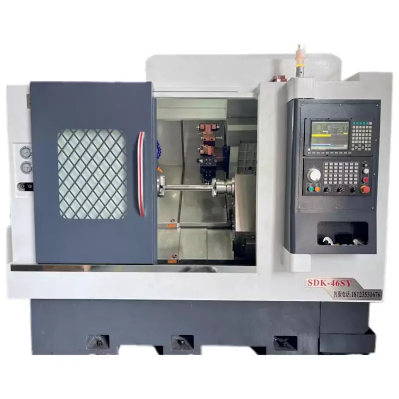 Machine utensili a doppio tarret a doppio urti